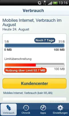 BASE DataCheck android App screenshot 3